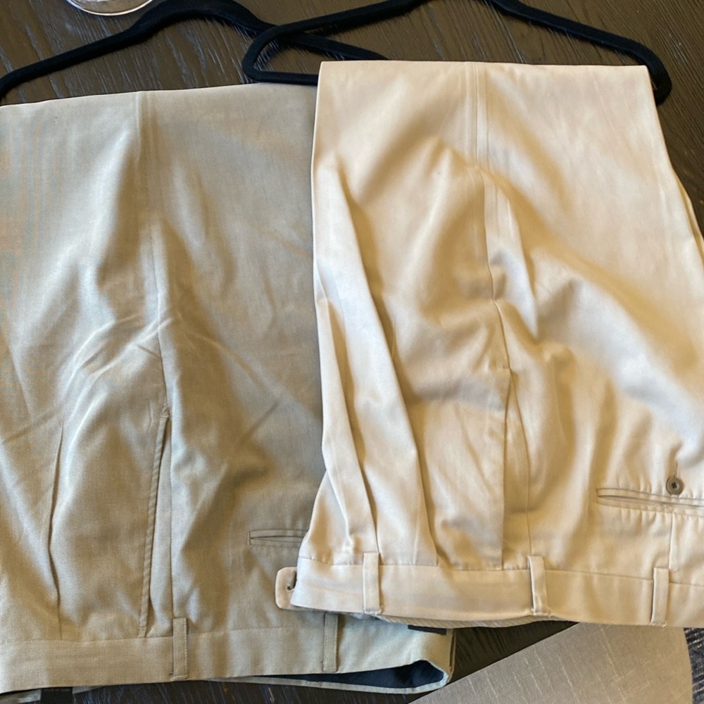 Two Pair Men’s Natural Issue Pants.